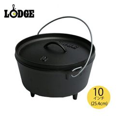 LODGE ロッジ ロジック キャンプオーヴン 10インチ ディープ ダッチオーブン L…