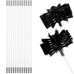 煙突 掃除 ブラシ 薪ストーブ掃除 4/6/8/12本ロッド 60cm 掃除ブラシ 煙突…
