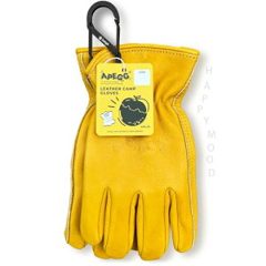 APEGG アウトドアグローブ 耐熱グローブ 子供専用 キャンプ 牛本革 手袋 BBQ …